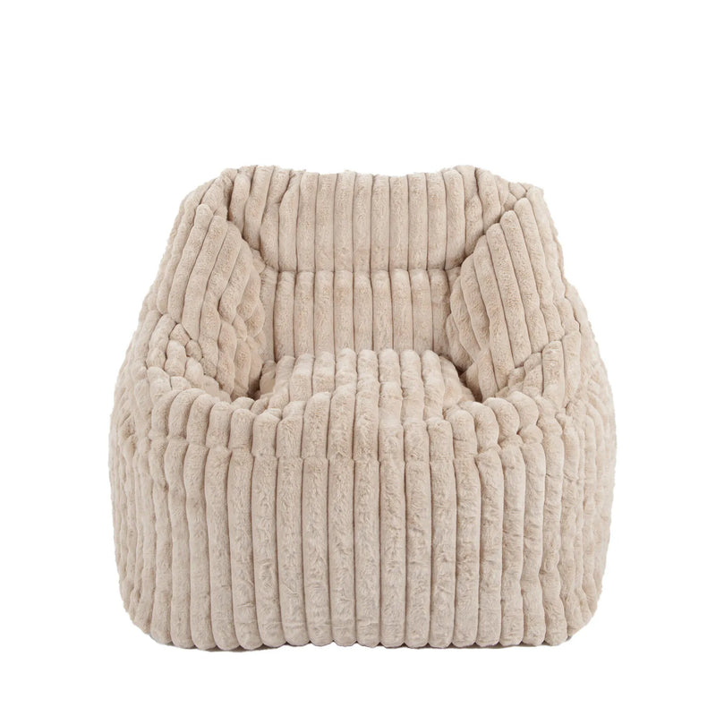 Fauteuil effet velours Cosy